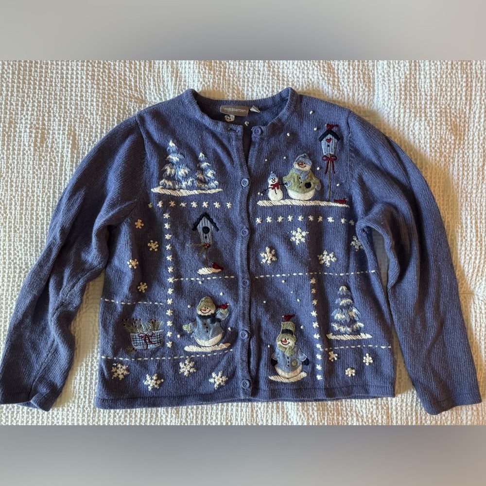 Croft & Barrow Winter Cardigan Sweater